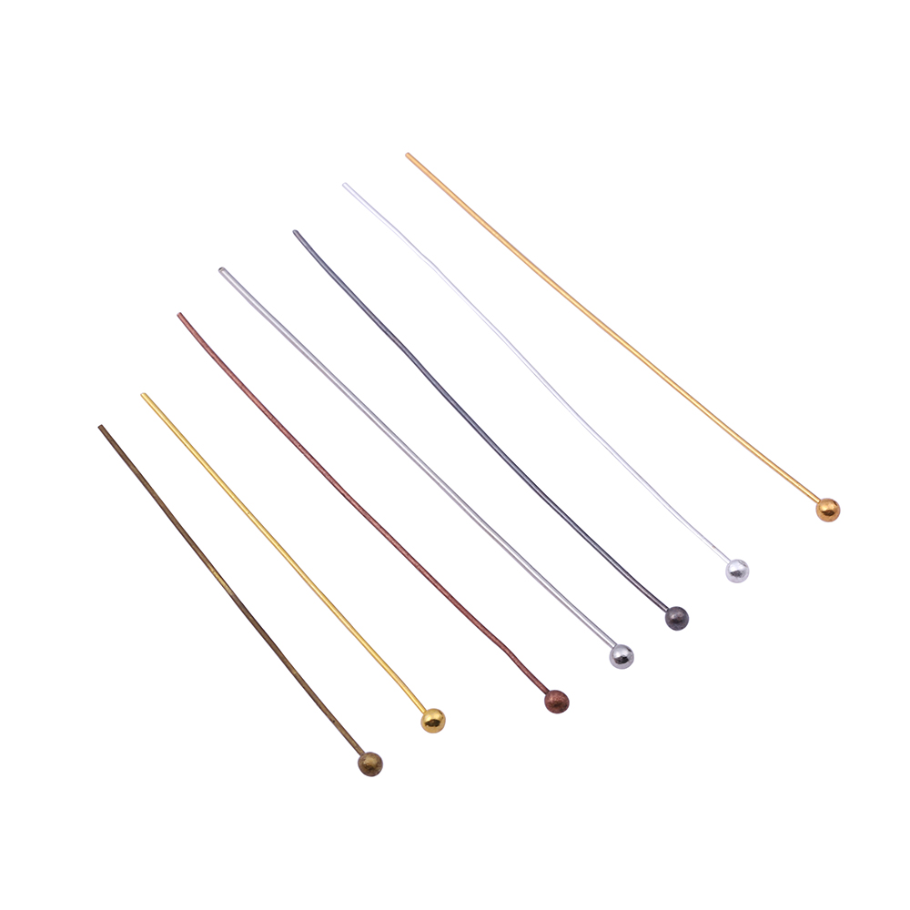 Jewelry Making Head Pins - 50-200pcs/lot 16 20 25 30 40mm