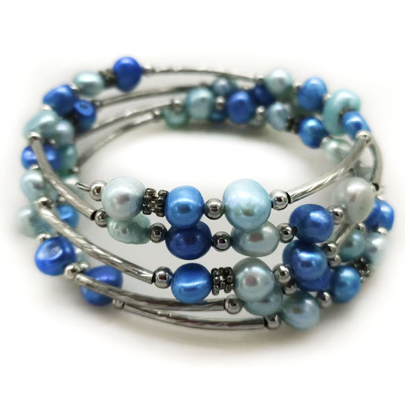 33 Inches 7-8mm Purple Memory  - Memory Wire Bracelet review and price