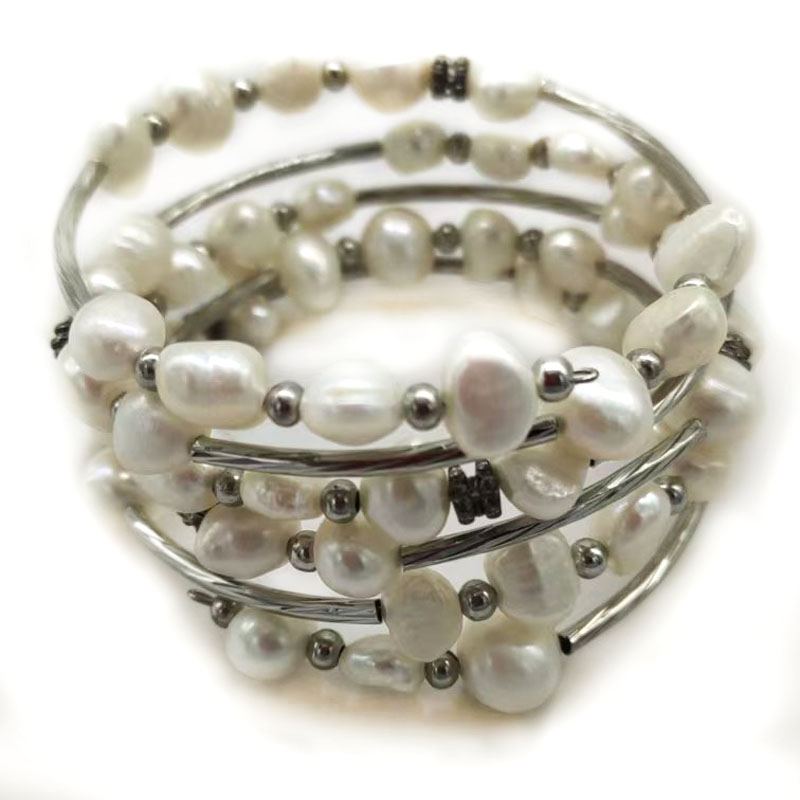 33 Inches 7-8mm Purple Memory  - Memory Wire Bracelet review and price