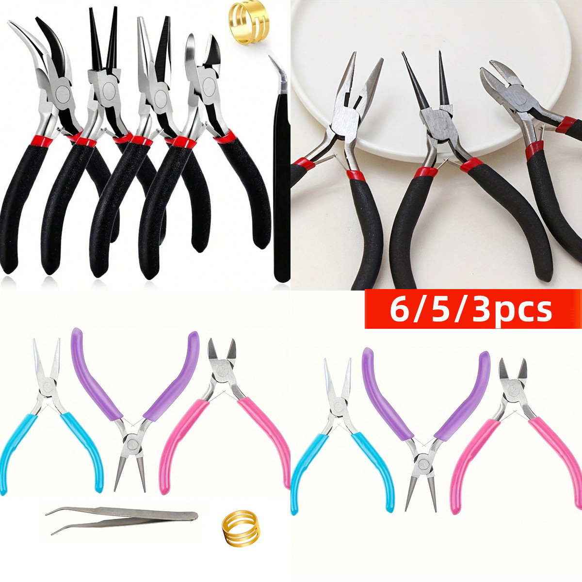 6/5/3pcs Jewelry Making Tools  - Jewelry Making Pliers Set review and price