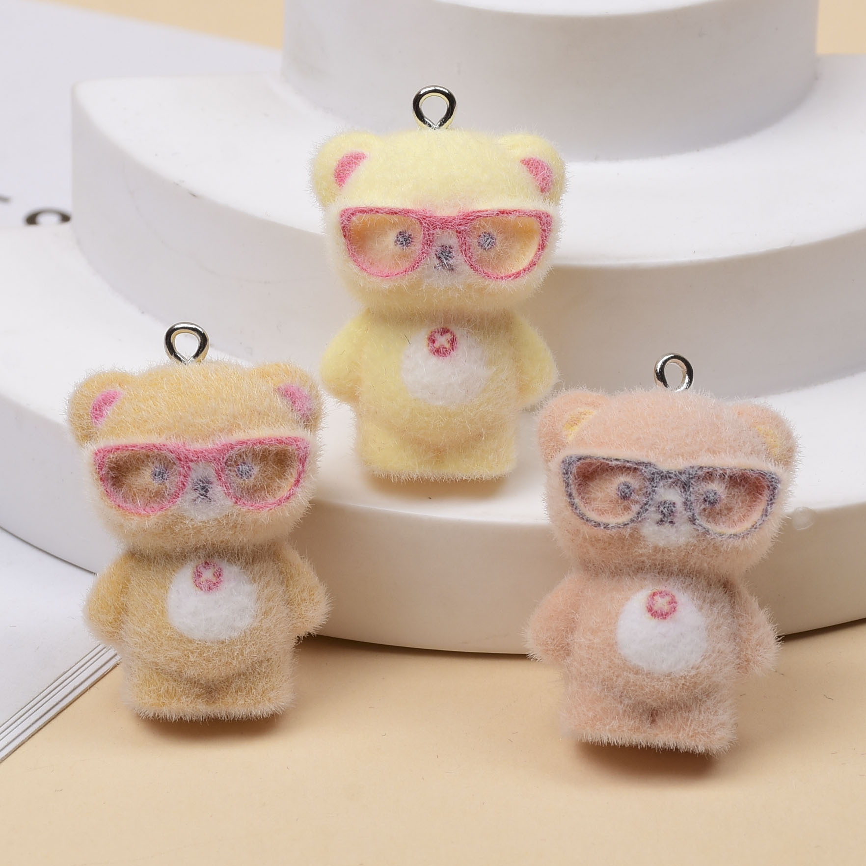 3pcs 3D Flocking Glasses Littl - Jewelry Making Glasses review and price