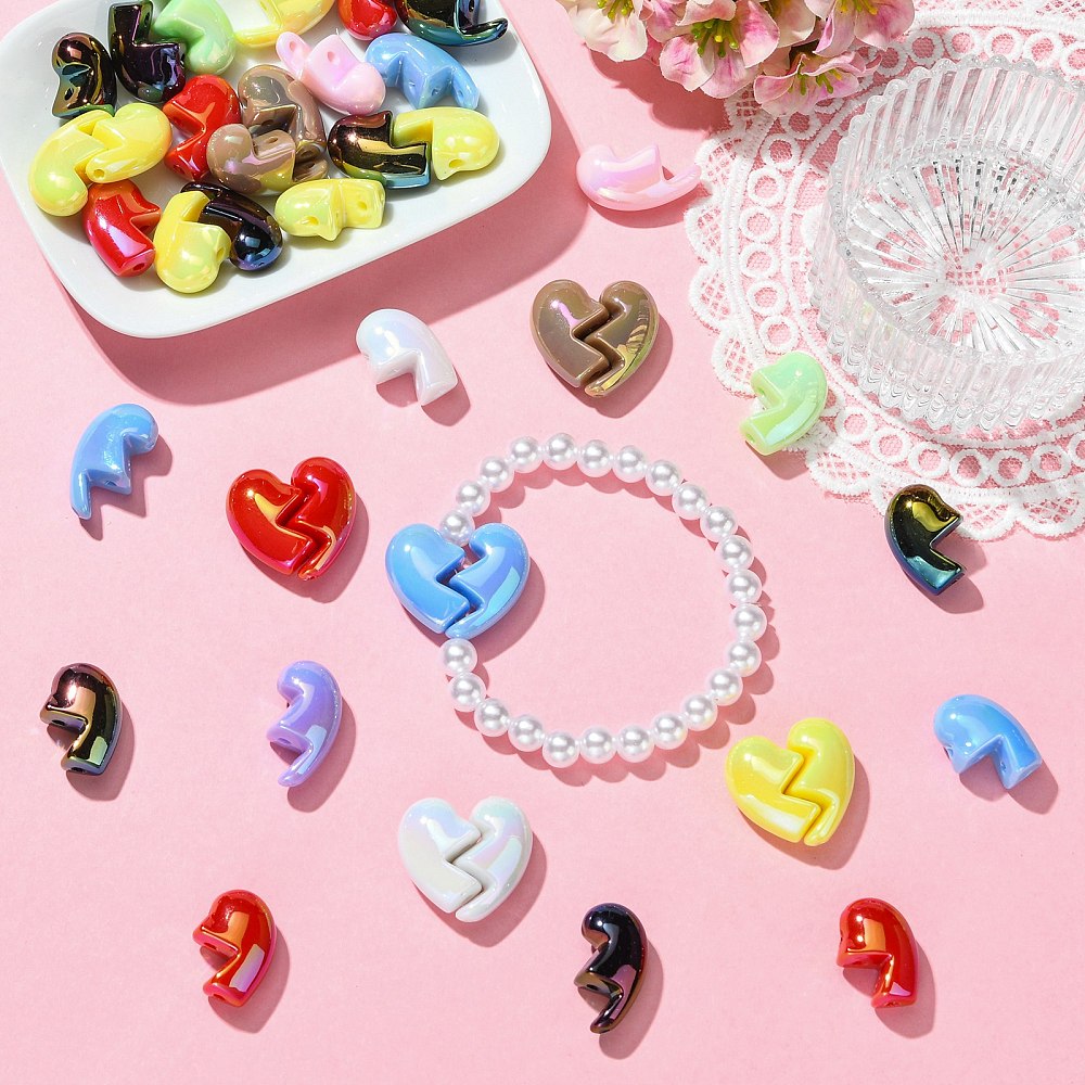 Kitbeads 40x Broken Heart Acry - Jewelry Making For Couples review and price