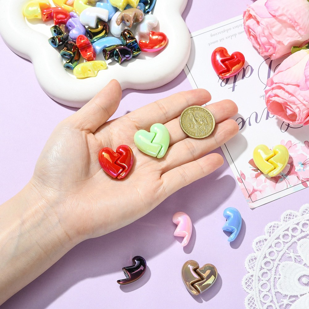 Kitbeads 40x Broken Heart Acry - Jewelry Making For Couples review and price