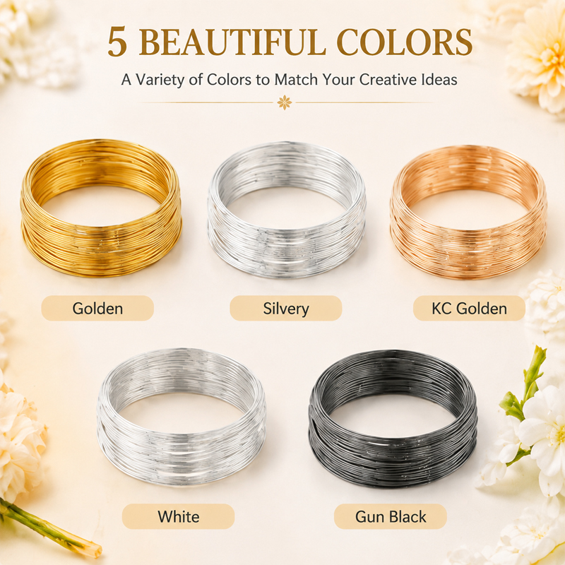 Alloy Memory Wire Multi-Color  - Memory Wire Bracelet review and price