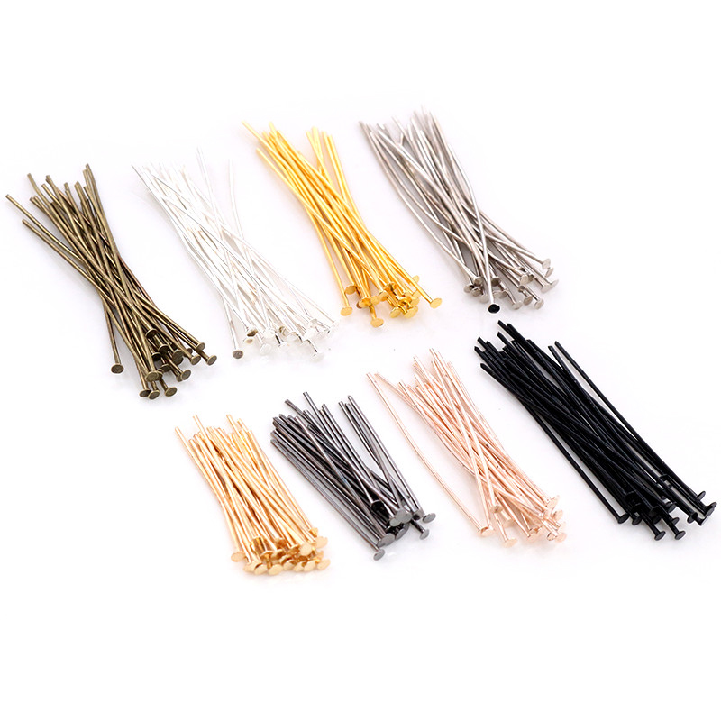 200Pcs/Lot 16-50mm Heads Eye F - Jewelry Making Head Pins review and price