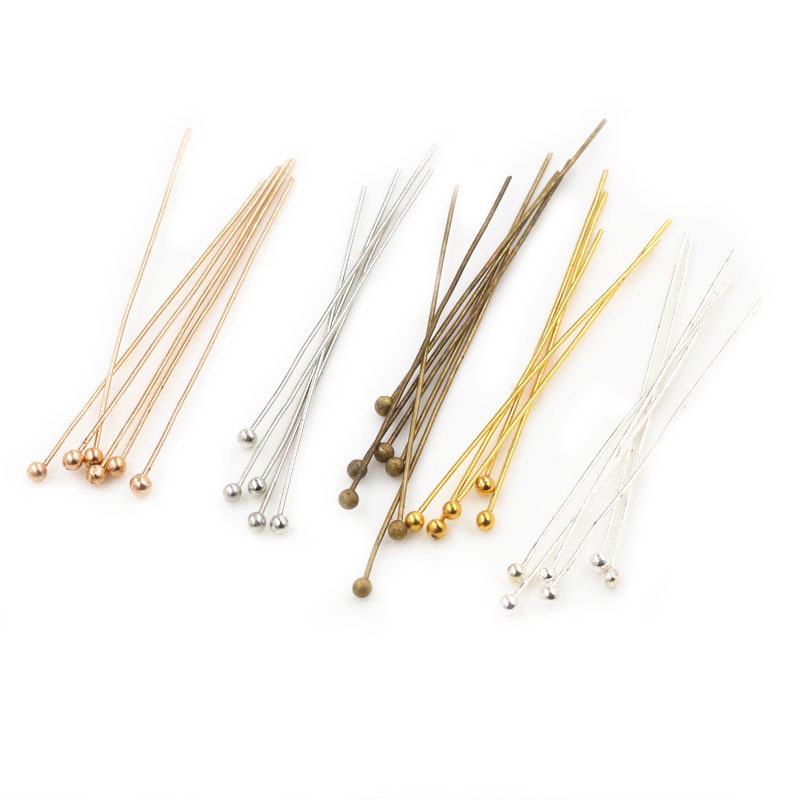200Pcs/Lot 16-50mm Heads Eye F - Jewelry Making Head Pins review and price